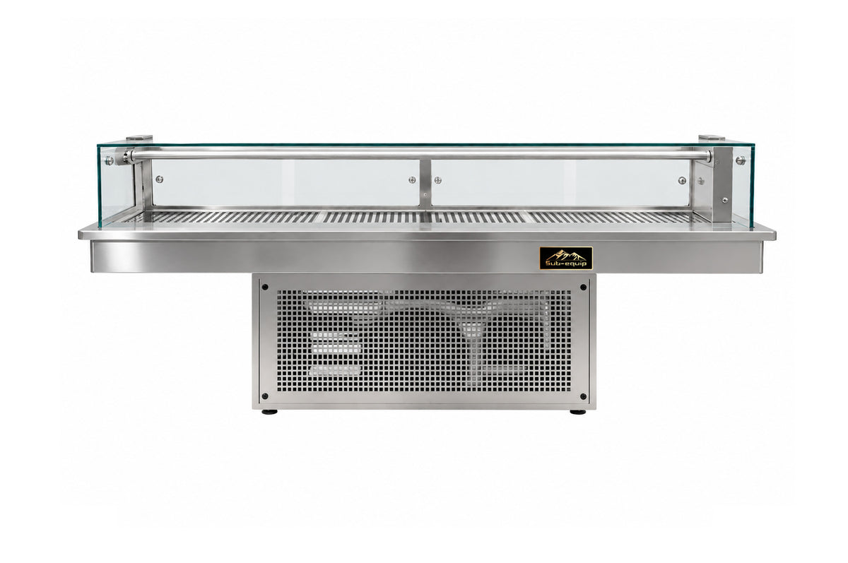 Sub-equip, SSC-152-D,  65" Refrigerated Display Case- Bottom Mounted Compressor