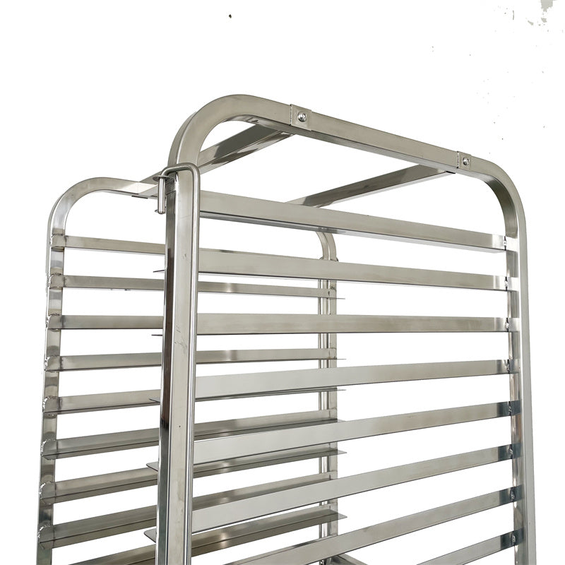 20-Tiered Stainless Steel Sheet Pan Rack with Brakes