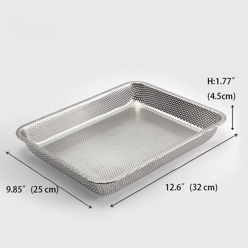 Perforated Stainless Steel Tray