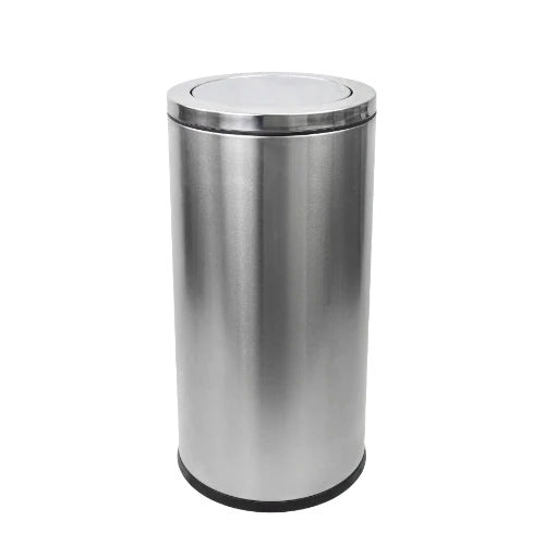 Stainless Steel Round Trash Can with Swing Top( STC-380)