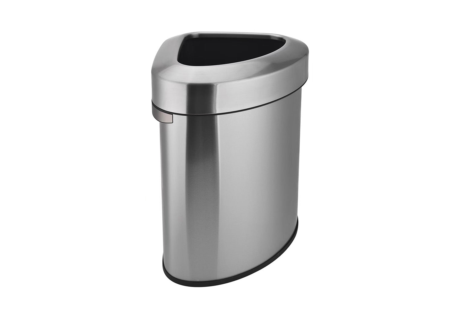 Chefco, STC-385T,Stainless Steel Triangular Open-Top Trash Can,  60L
