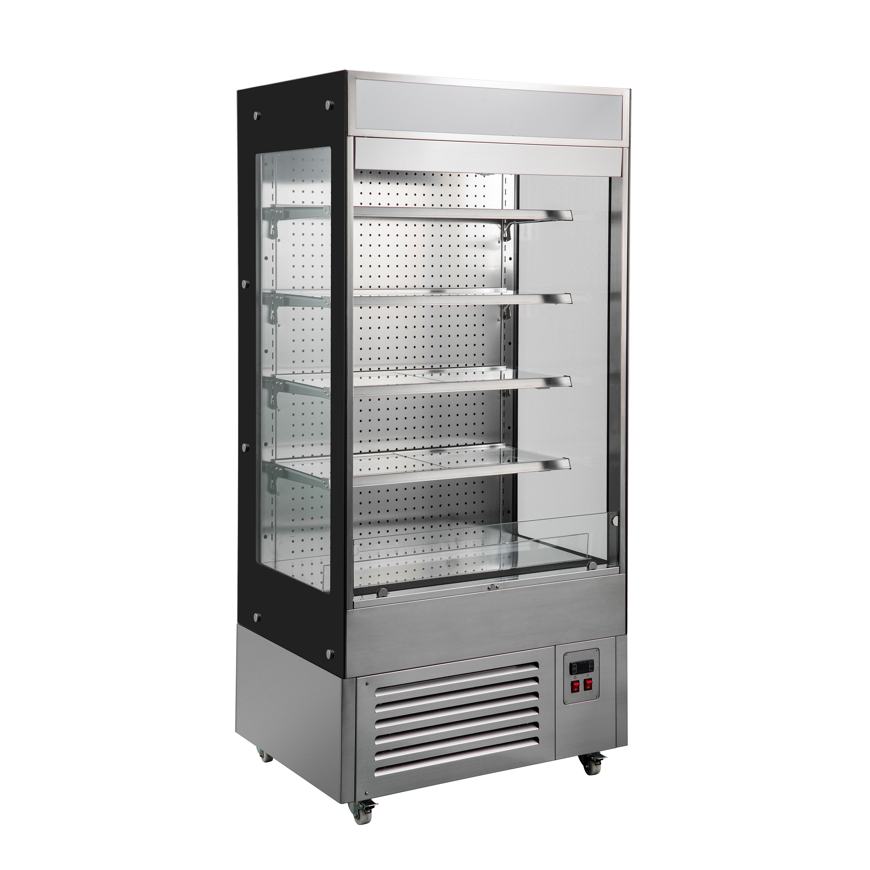 Sub-equip, SUB-ODC-36, 35.4"x25.8"x74.8"Open Display Cooler-520L - Chefcoca
