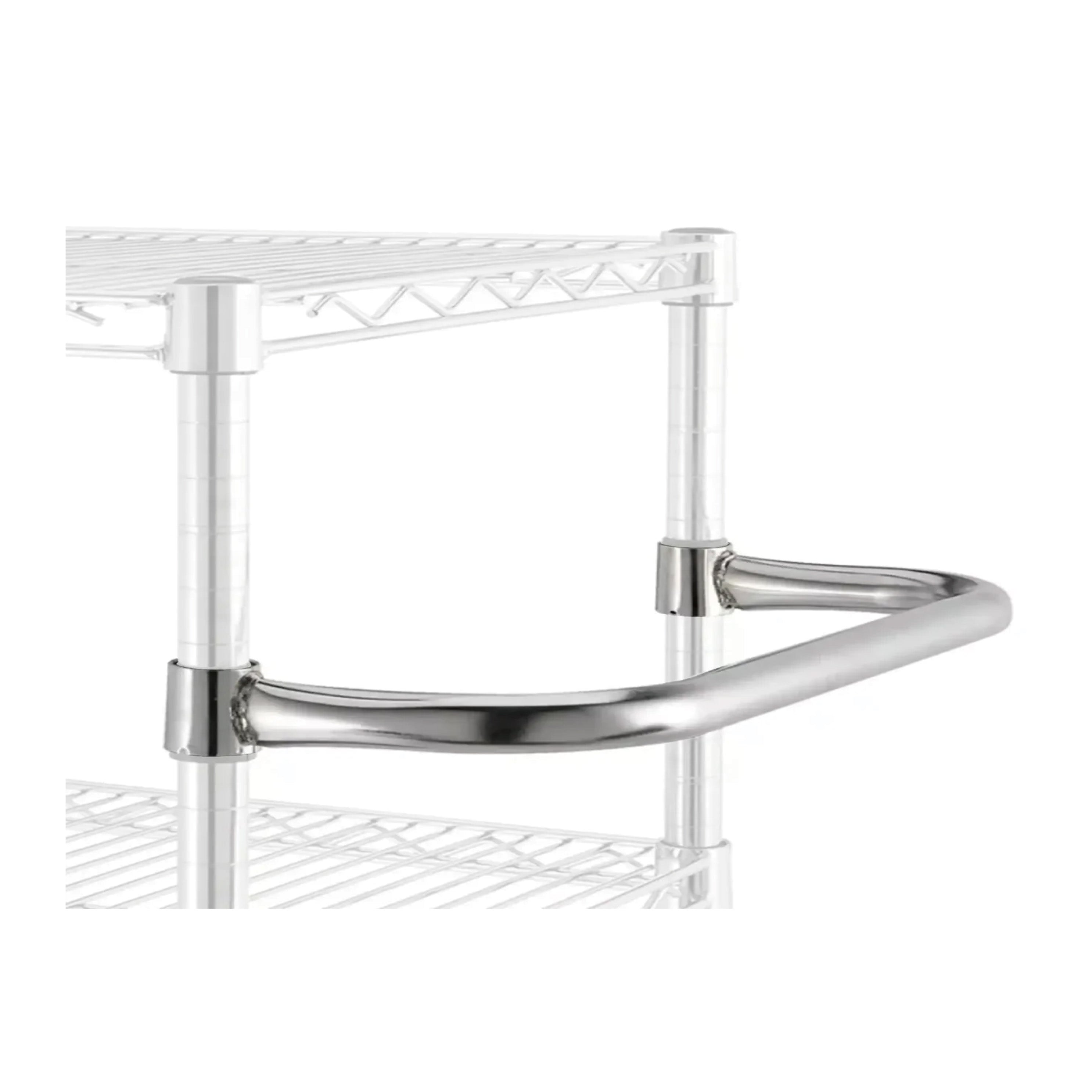 Push Handle for 18" Wire Shelving - Chrome