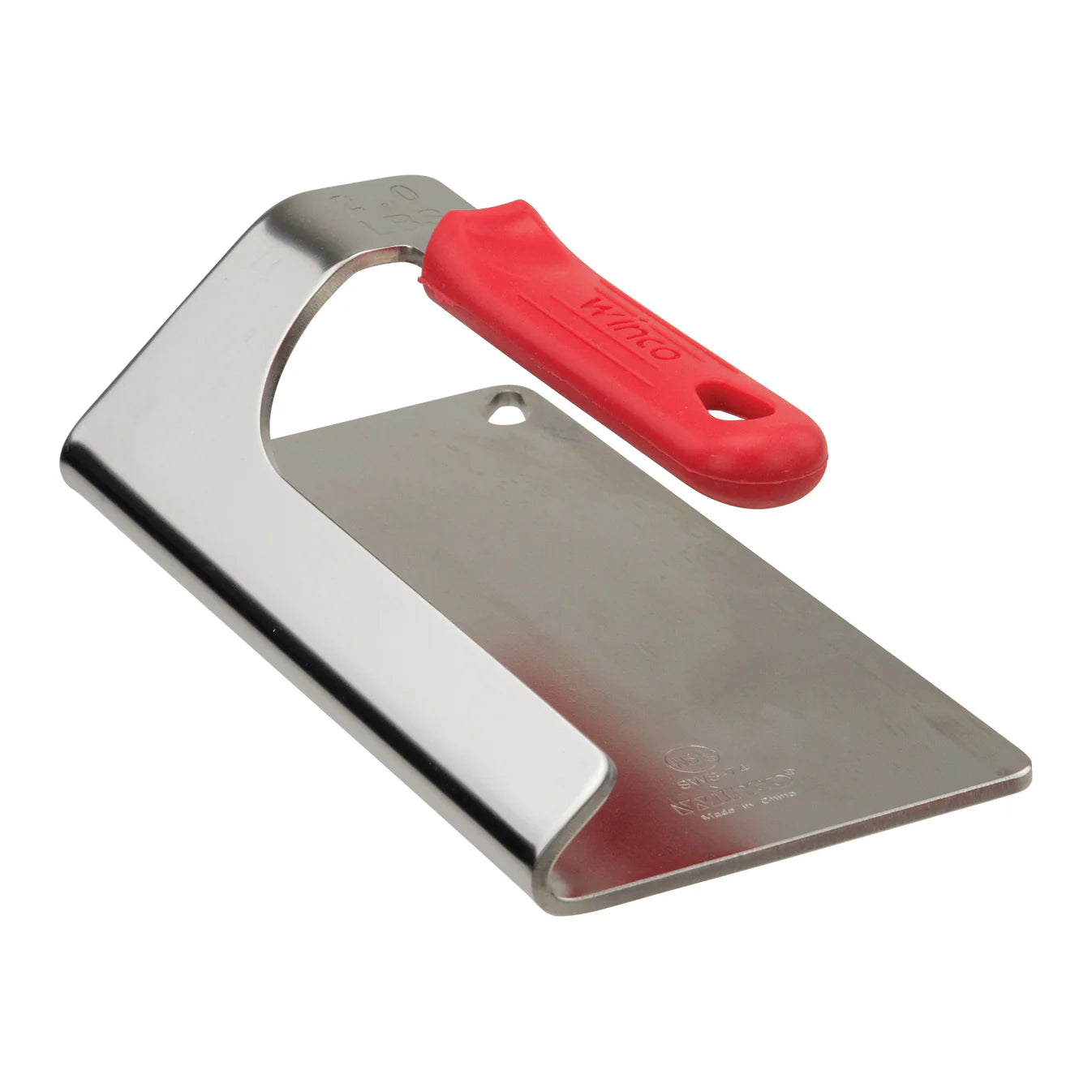 SWS-74 - One-Piece 18/8 Stainless Steel Steak Weight with Silicone Sleeve, 2-lbs - Chefcoca