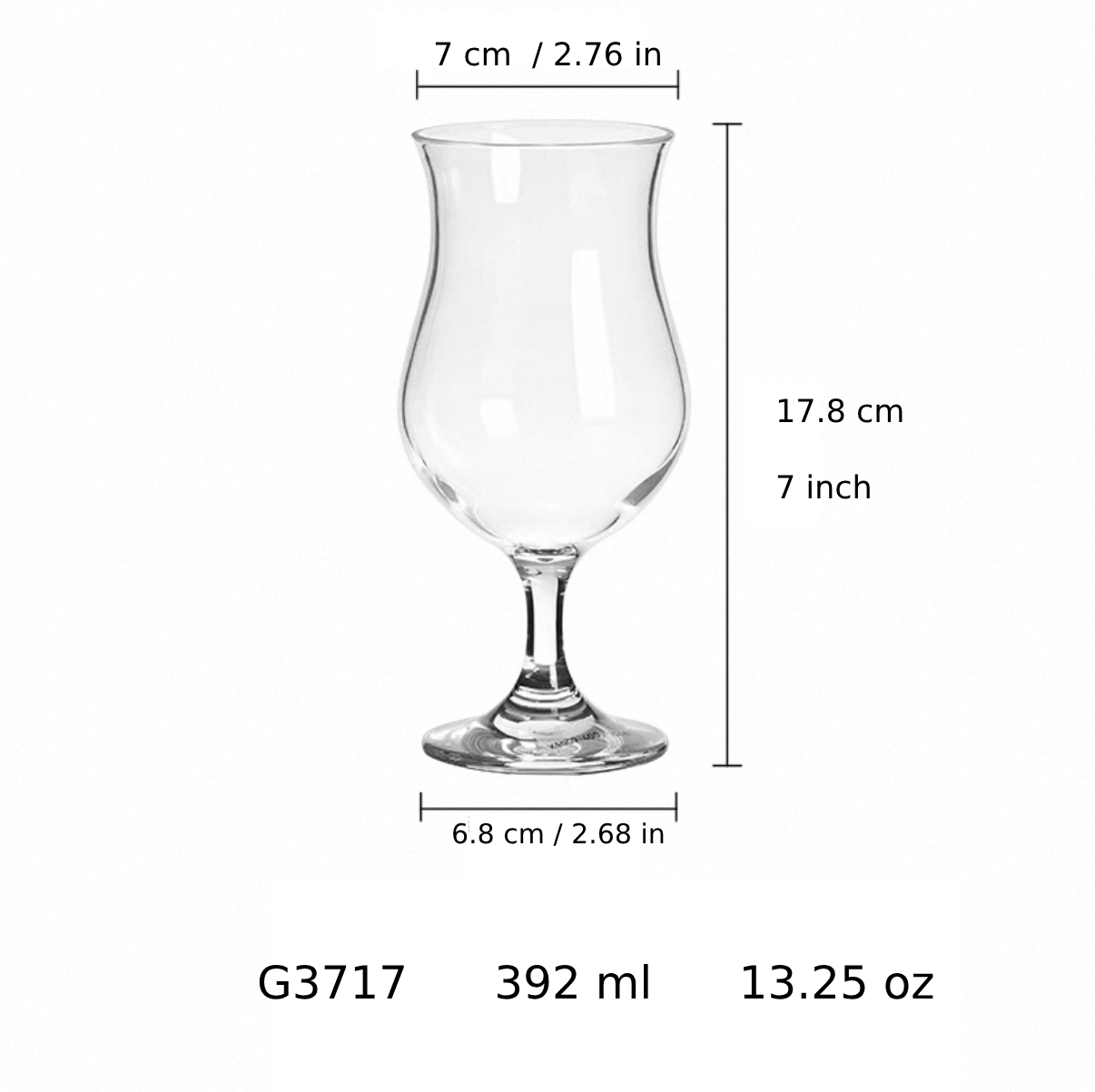 Poco Grande Glasses, 392ml/13.25oz (G3717) - Chefcoca