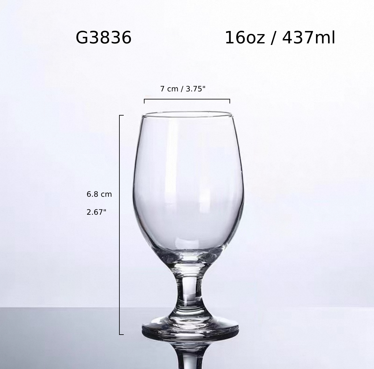 Libbey Sonoma All Purpose Wine Glass, 16oz/437ml (G3836) - Chefcoca