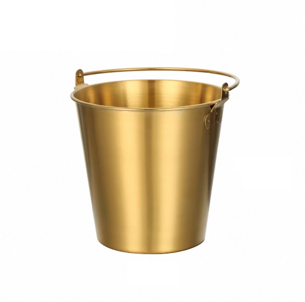 Golden Stainless Steel Mini Pail, 1L (SMP-1.0G) - Chefcoca