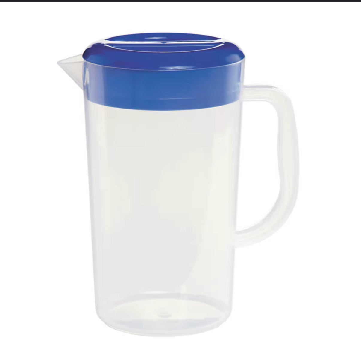 Plastic Water Pot with Blue Cover, 1500ml (8530P) - Chefcoca
