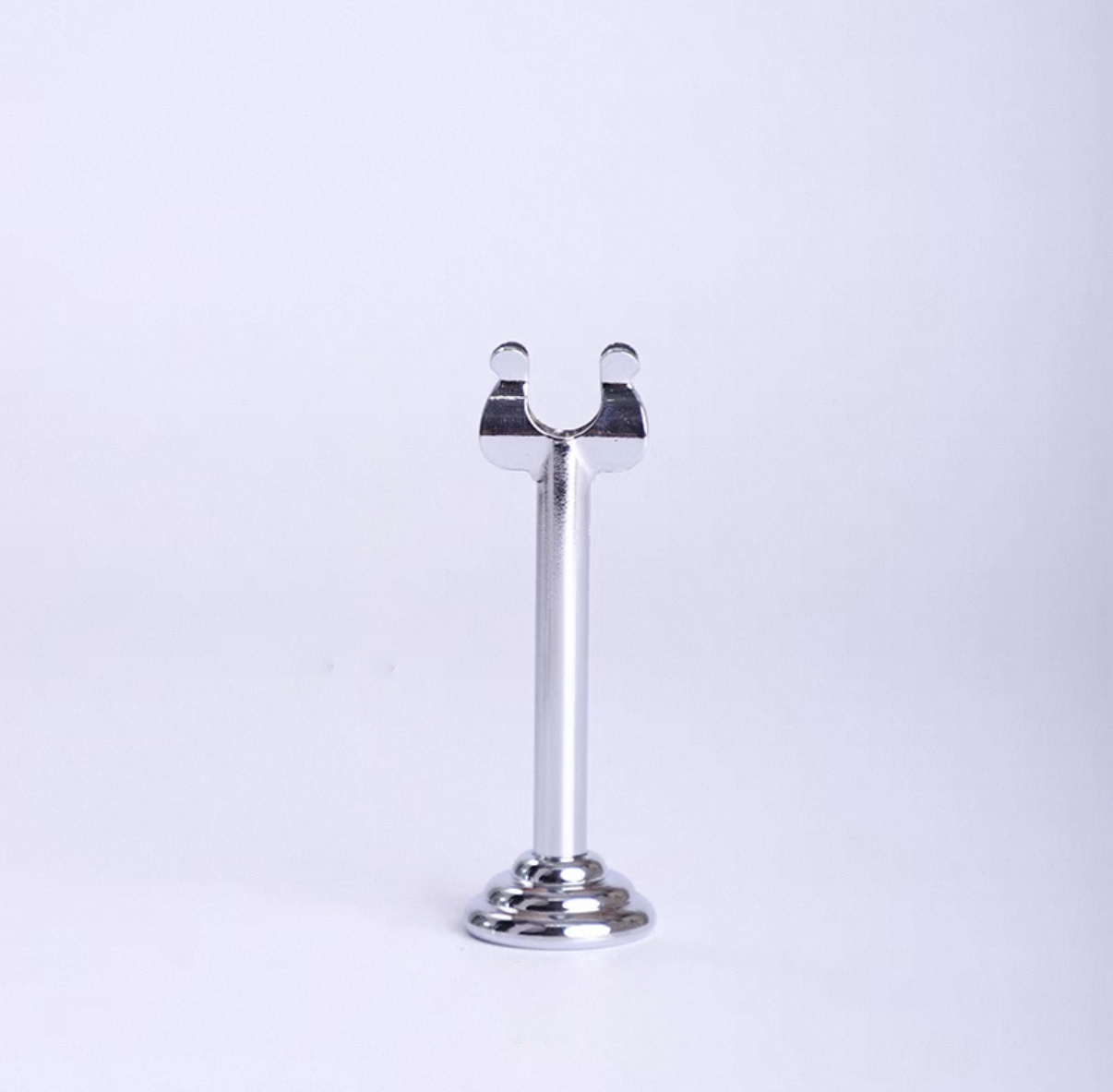 Silver Menu & Card Holder, 8cm High (MH-2S)