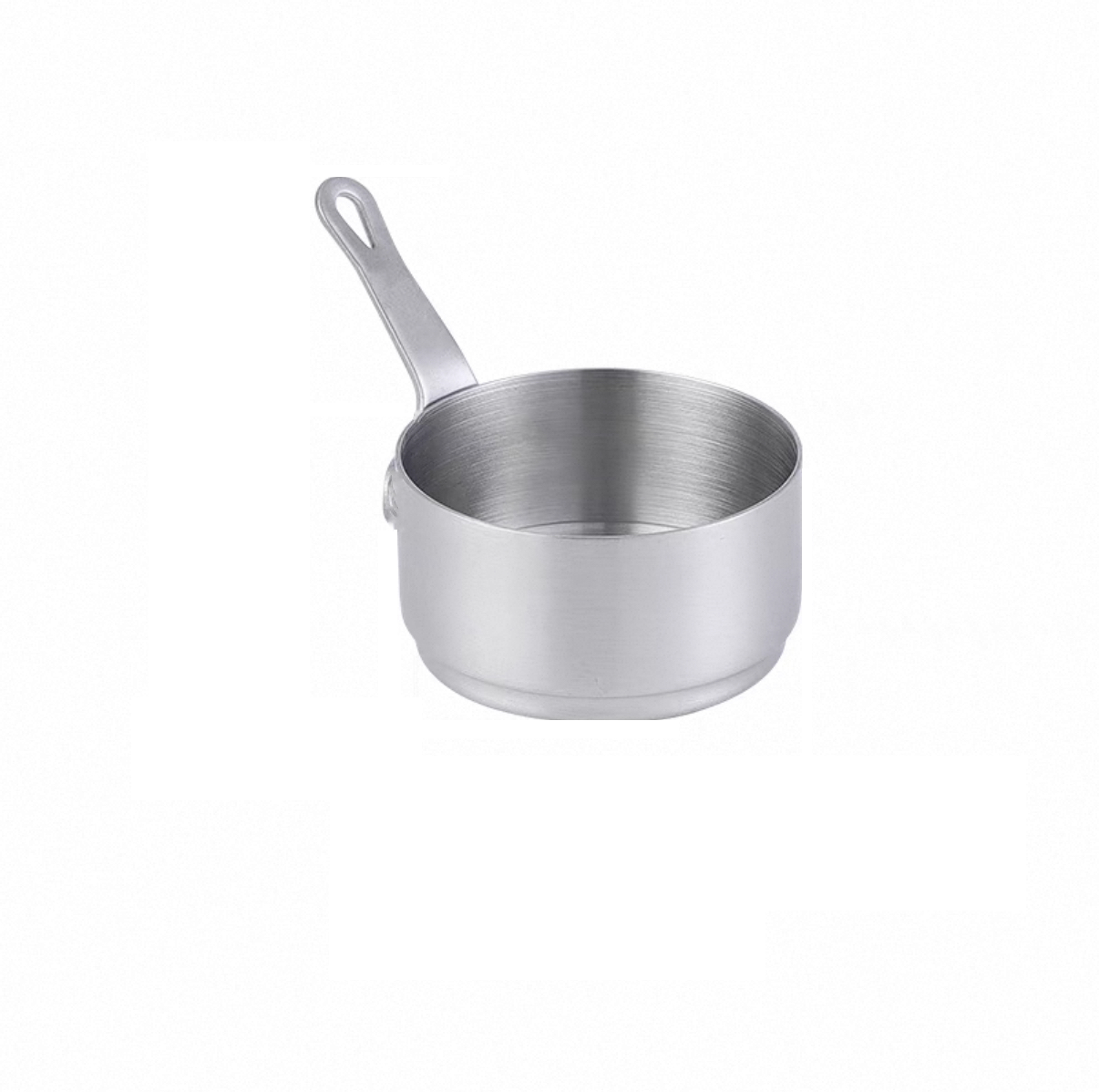 Silver Stainless Steel Mini Sauce Pan, 250ml (MSP-250S) - Chefcoca