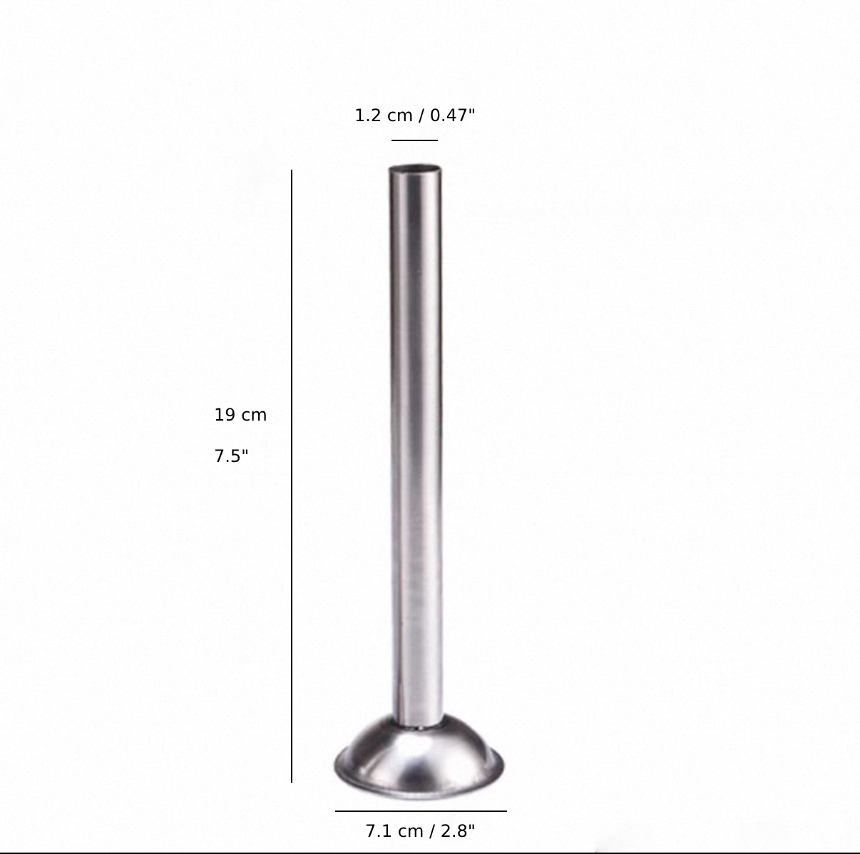 Stainless Steel Stuffing Tubes, set of 3 (SST-312) - Chefcoca