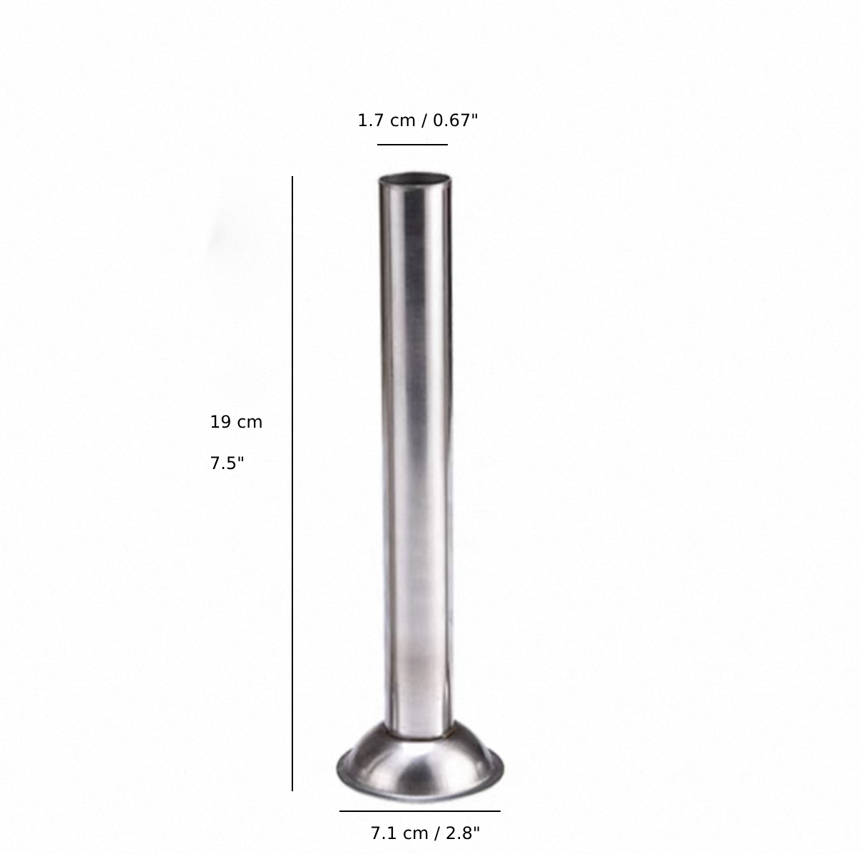 Stainless Steel Stuffing Tubes, set of 3 (SST-312) - Chefcoca