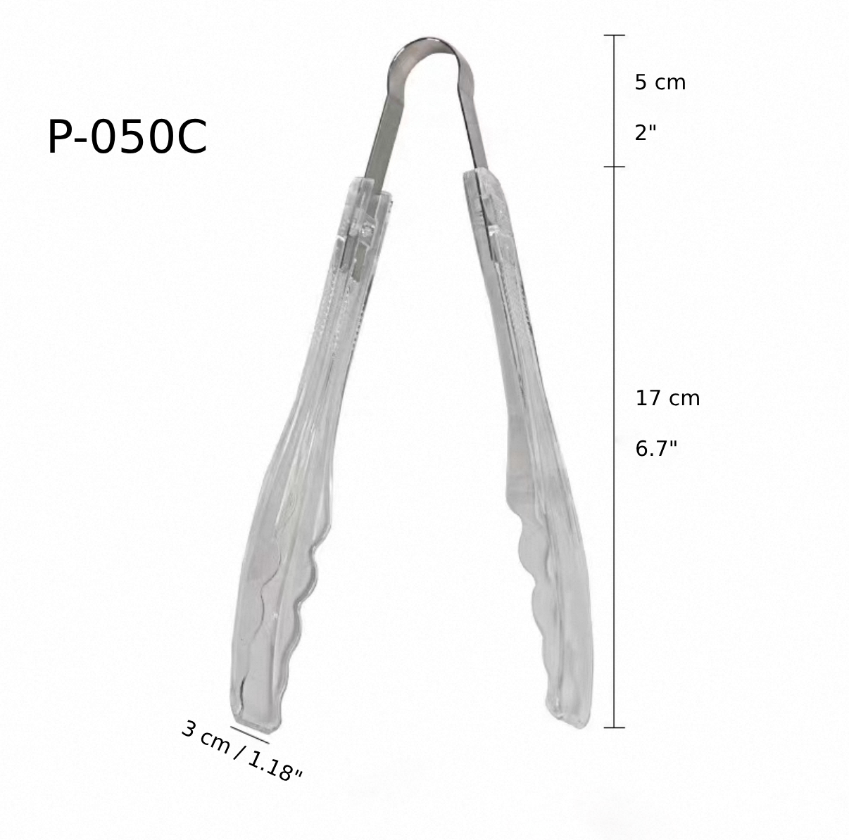 Bread Tong, 9" (P-050C) - Chefcoca