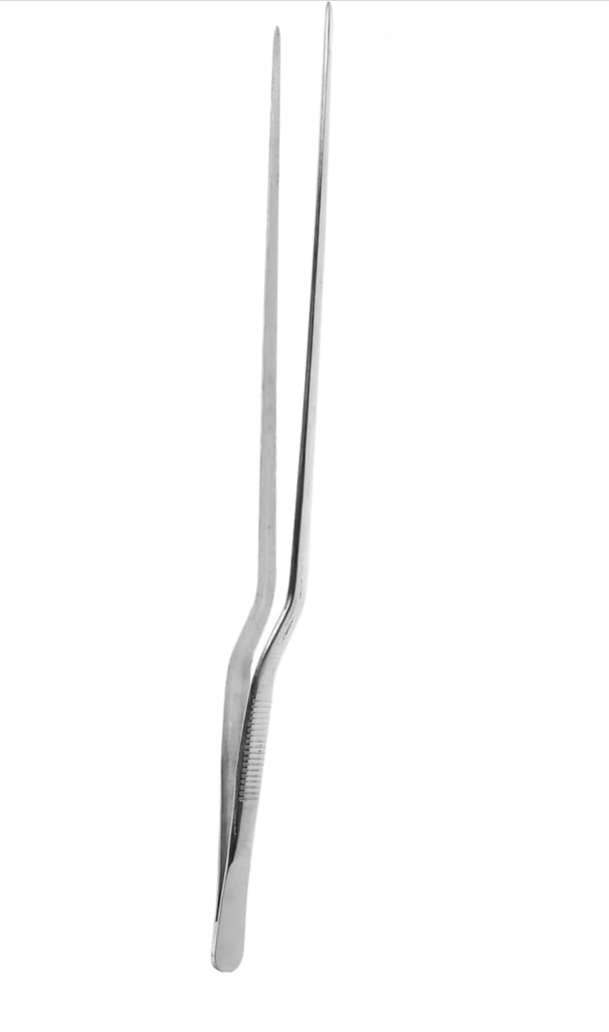 Offset Plating Tweezer, 30 cm (PT-30S) - Chefcoca