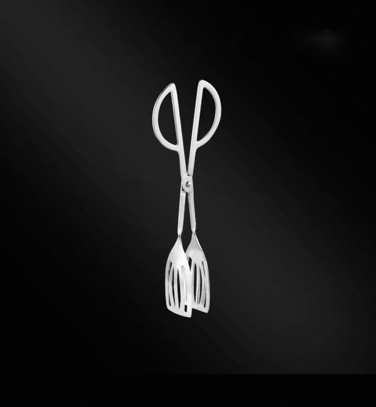 Salad Tong, Slotted and Solid Spatula, Mirror Finish (ST-10F) - Chefcoca