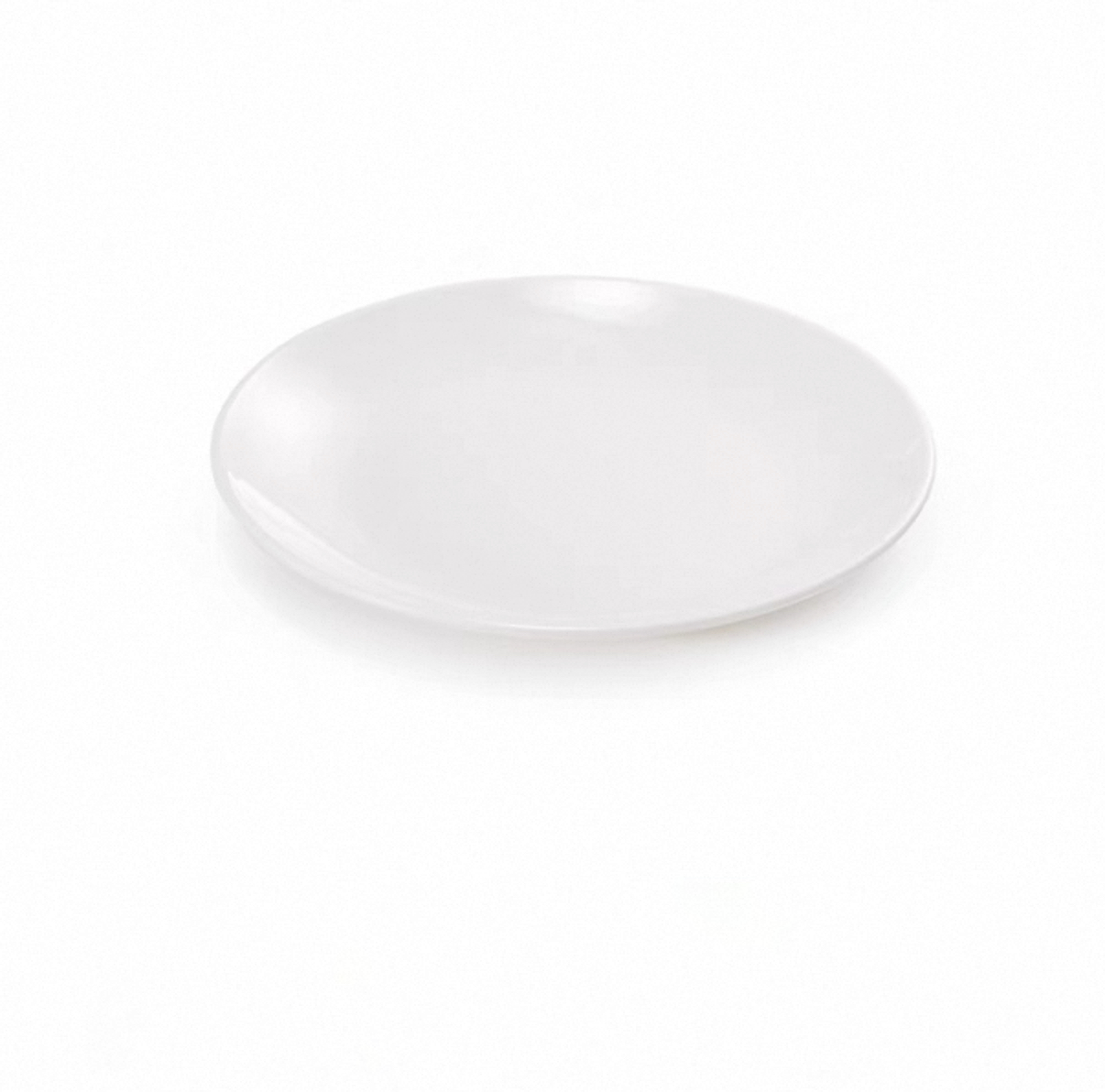 11" Melamine White Round Plate (011)