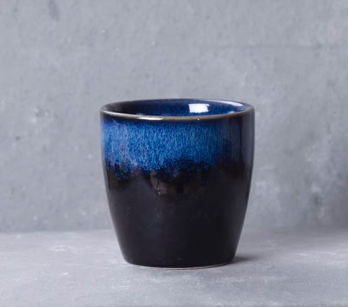 2 3/4" Dia, 2 3/4" High, Dark Blue Tea Cup (JM0707)