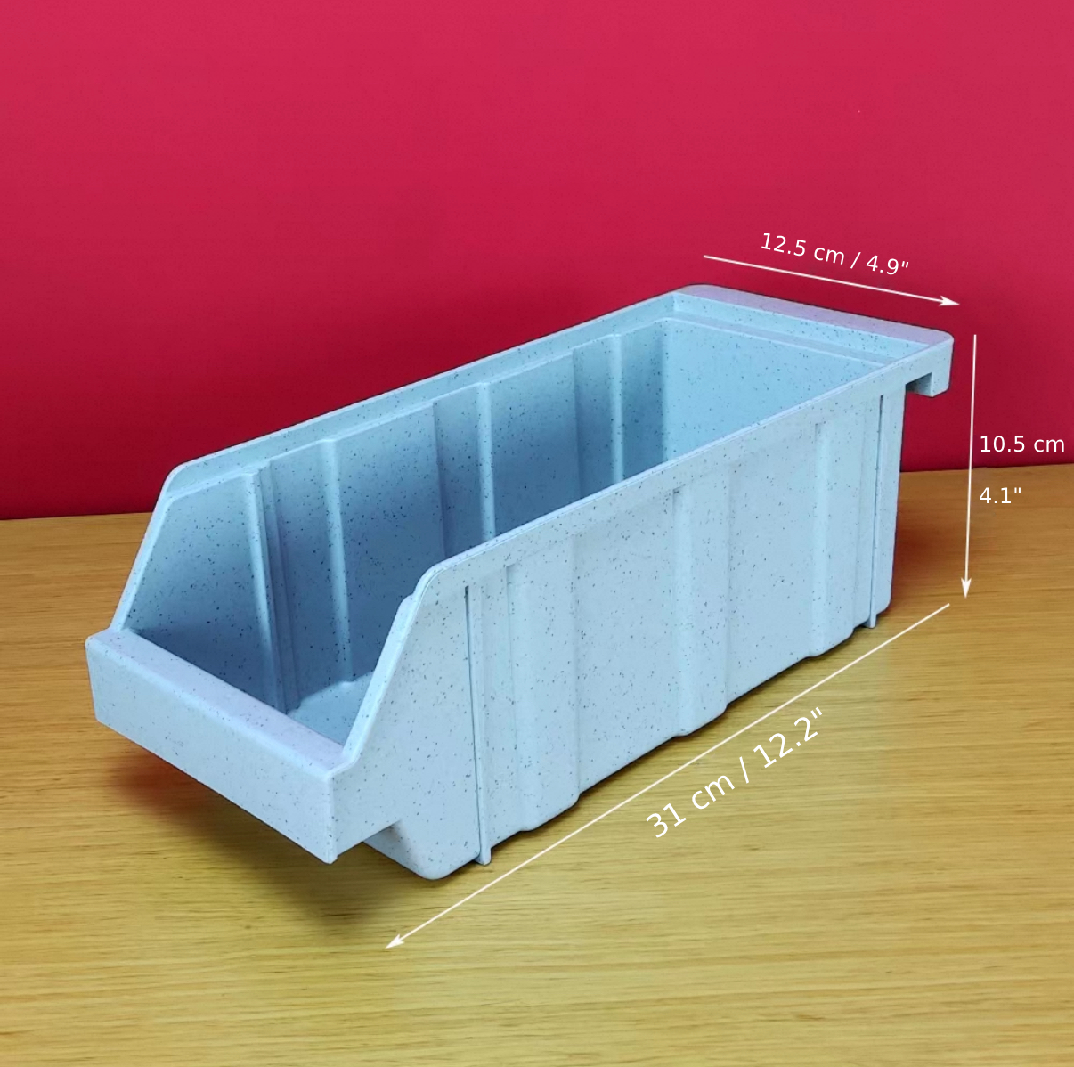 Chefco, Grey 2 Tier Versa Organizer Bin Set 2 (JD-86258G) - Chefcoca