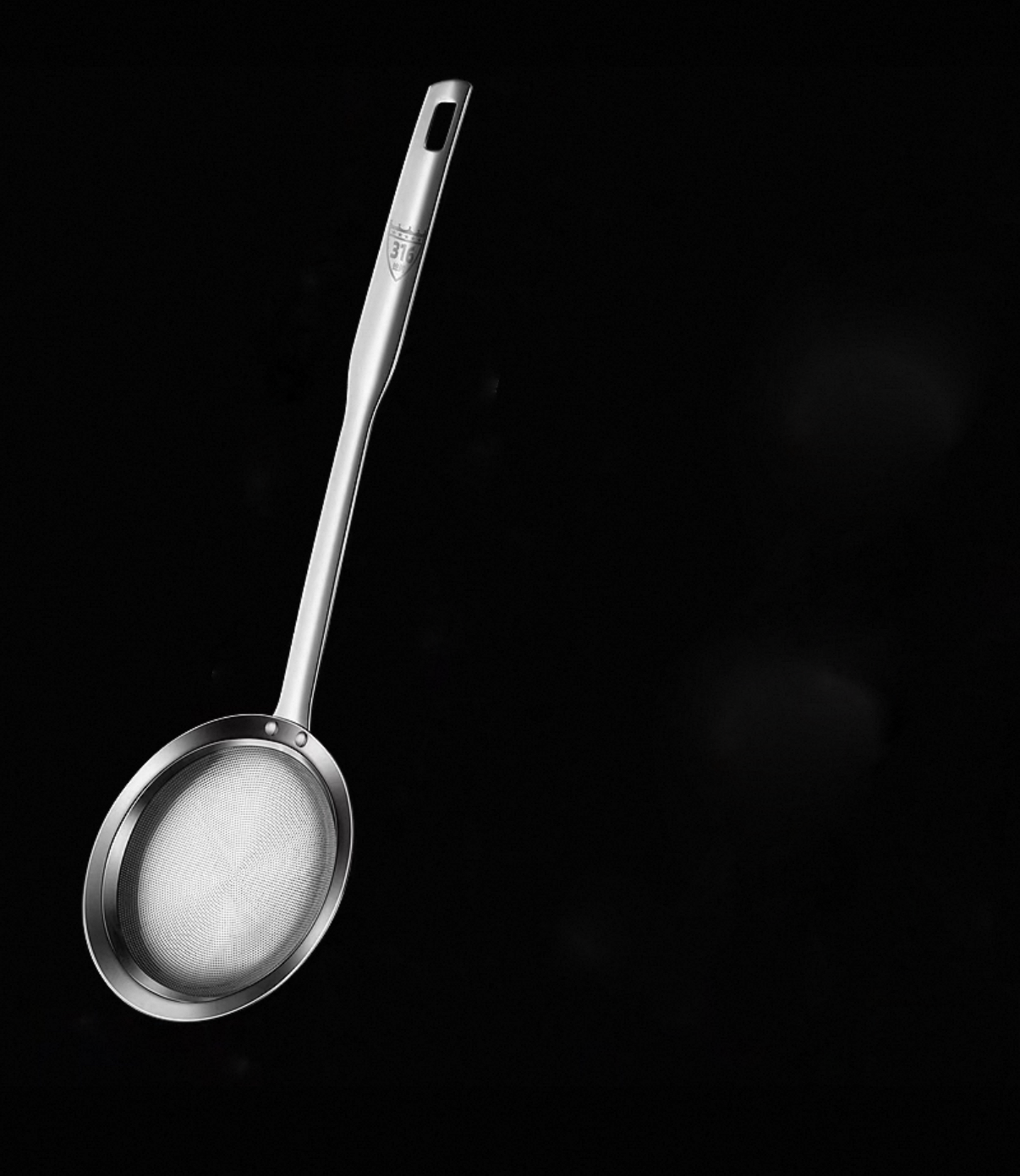 Chefco, Fine Stainless Steel Skimmer for Foam, Grease, Oil, 11 cm Dia (SS-11) - Chefcoca