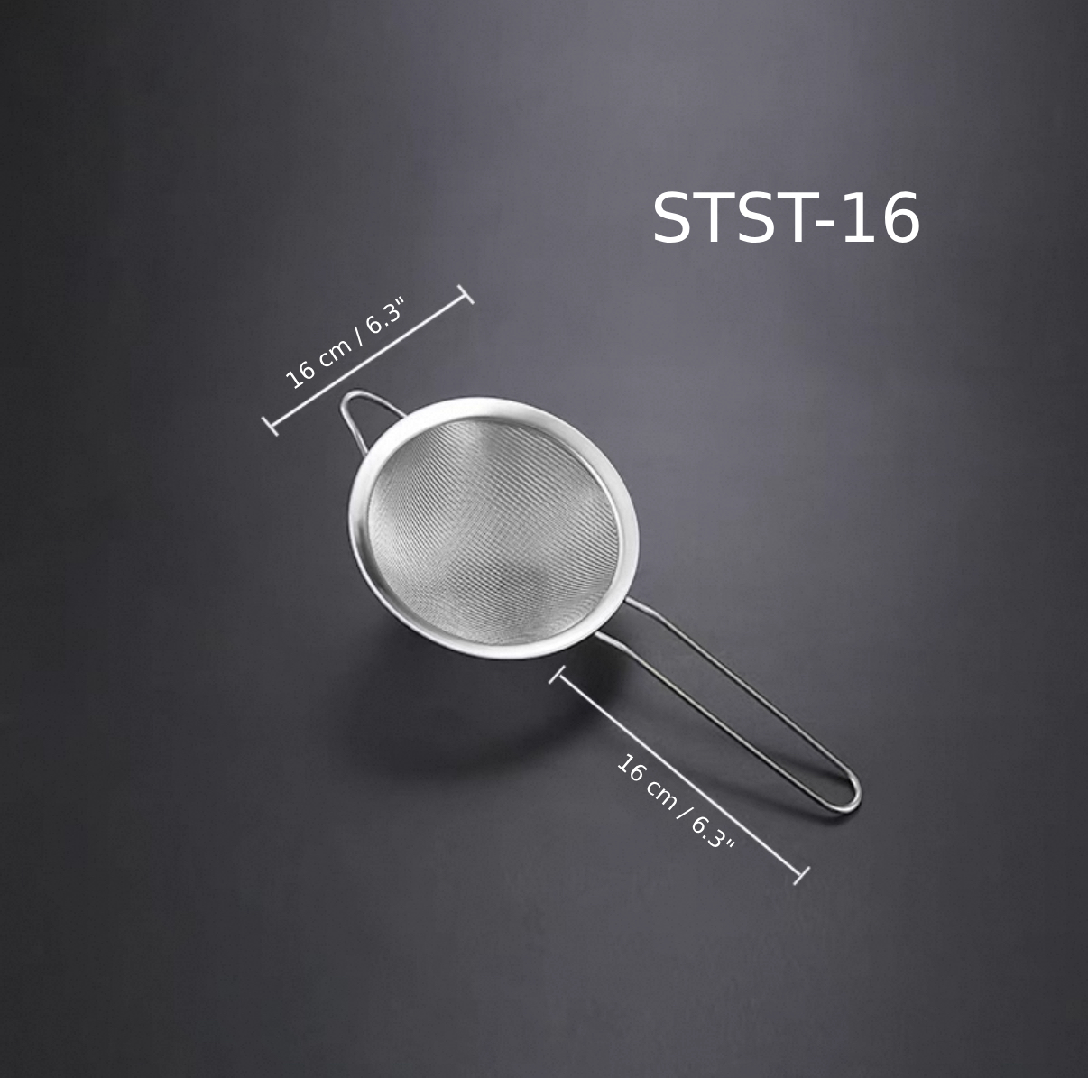 Chefco, Mesh Strainer, 16cm (STST-16) - Chefcoca