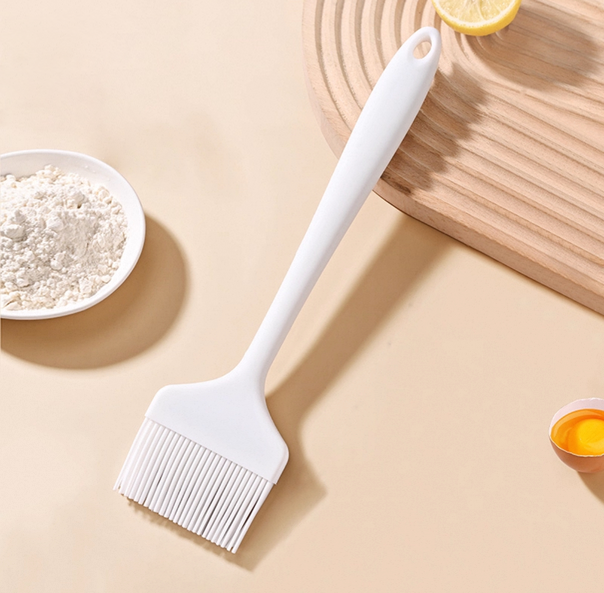 Chefco, White Silicone Brush 26cmx7 cm (8962) - Chefcoca