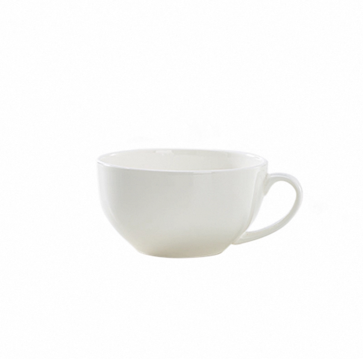 Chefco White Jumbo Coffee Mug, 12oz - Ceramic, White(PTOO127)