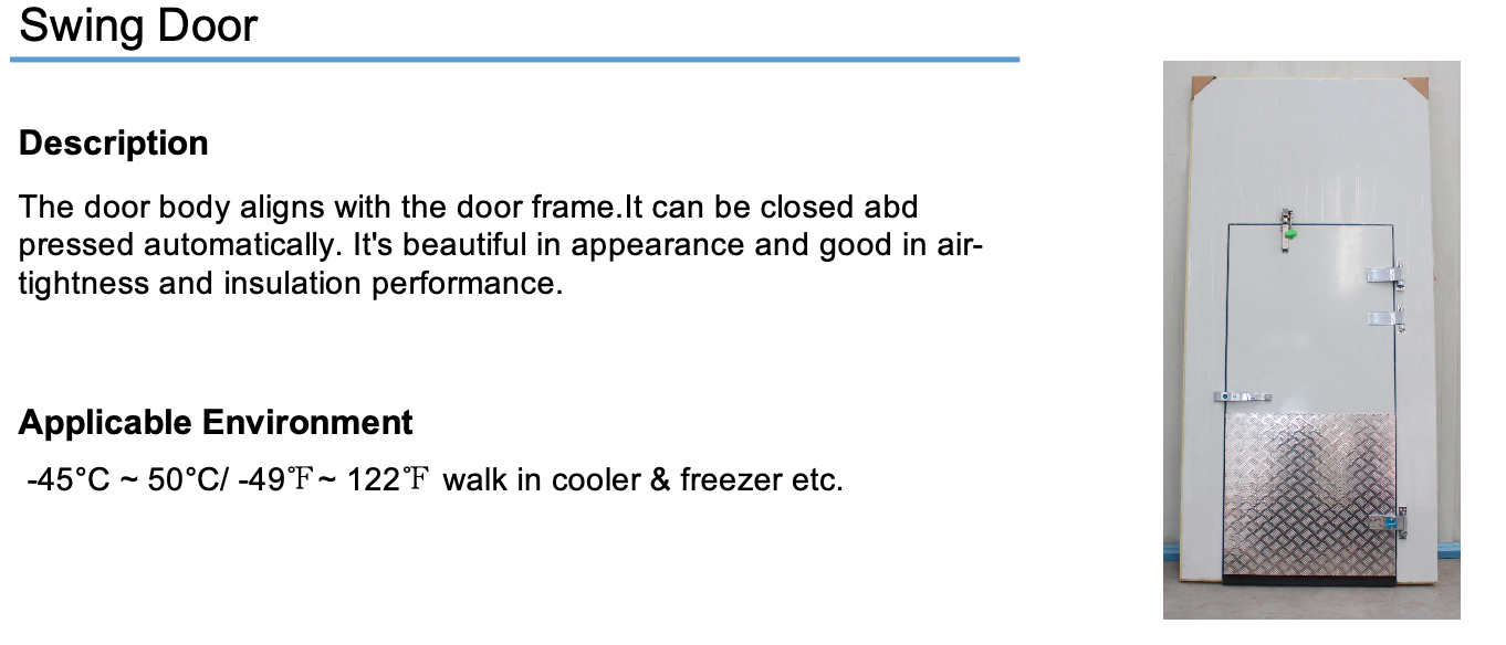 Sub-Equip, WT-8884F,8W x 8D x 8H ft Walk-In Freezer, 4" Thick Panels, Indoor Box Only - Chefcoca