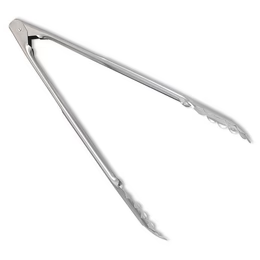Sub-Equip,UT-12, 12"Stainless Steel Utility Tongs-Heavyweight - Chefcoca