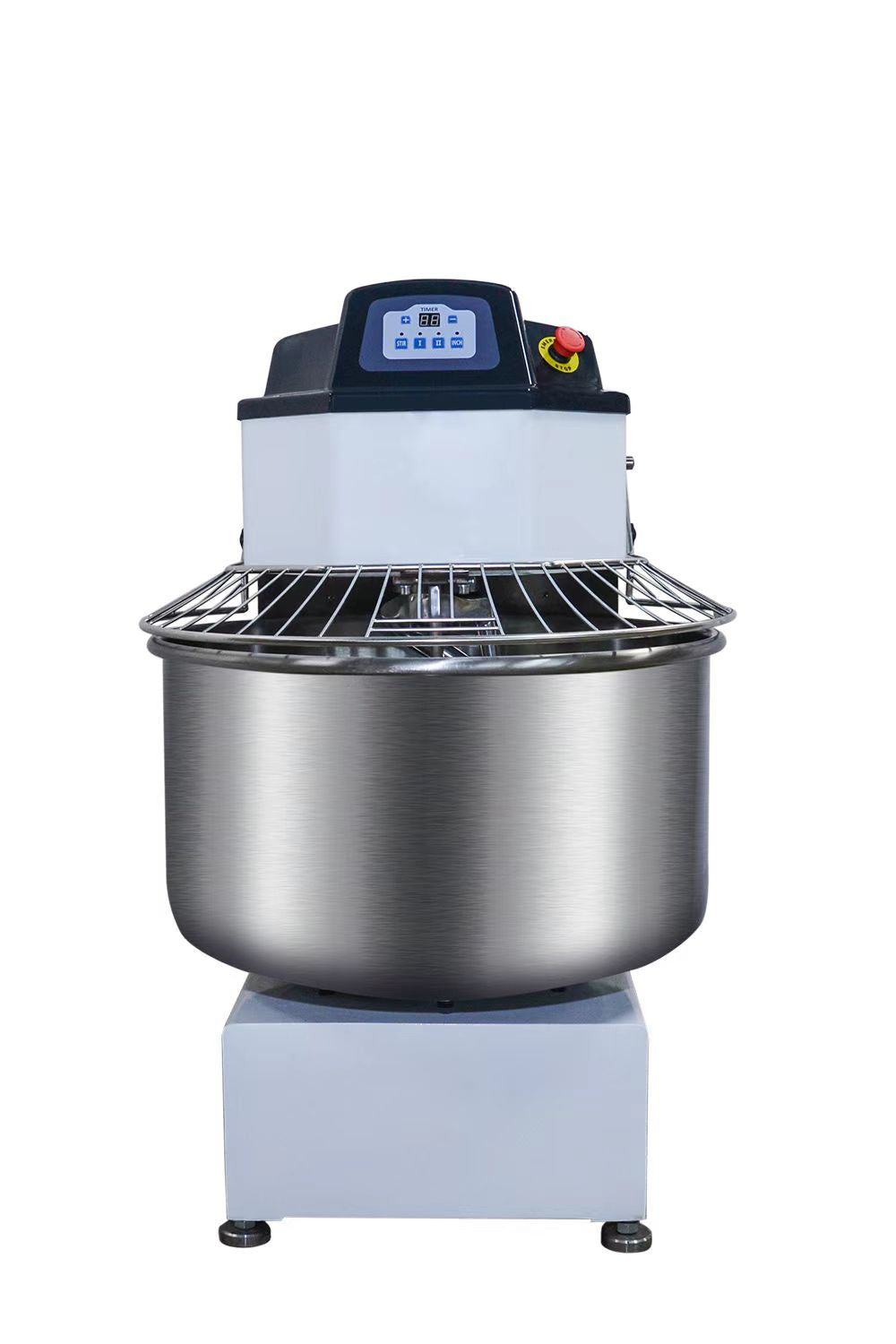 SM-140QT,70 Kg Kneading Capacity Commercial Spiral Mixer, Double Speed & Digital Timer, 208 V-3 Phase - Chefcoca