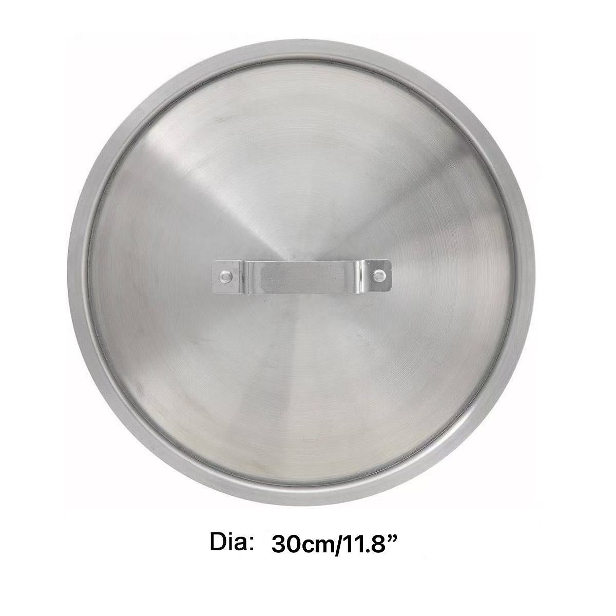 Sub-equip,ASP-10QTC,Heavy-Weight Tapered Aluminium Cover for Sauce Pan 10QT - Chefcoca