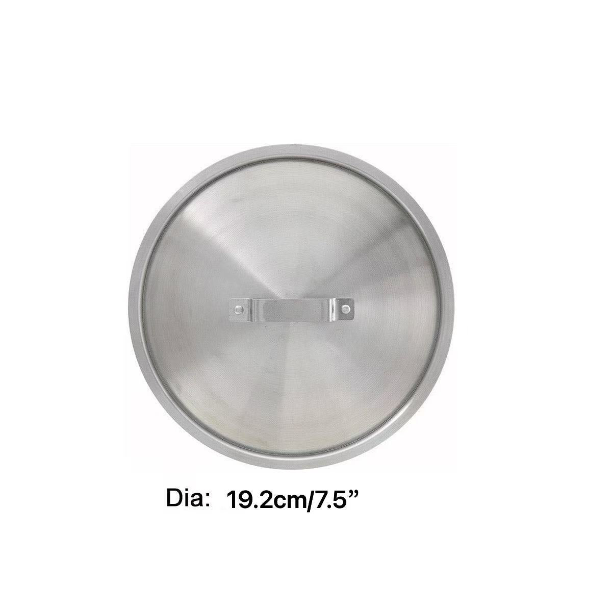 Sub-equip,ASP-2.5QTC,Heavy-Weight Tapered Aluminium Cover for Sauce Pan 2.5QT - Chefcoca