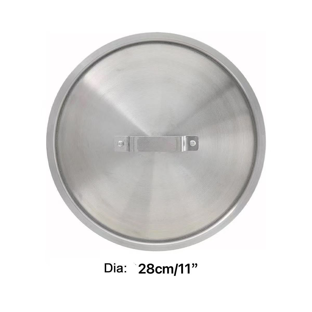 Sub-equip,ASP-7QTC,Heavy-Weight Tapered Aluminium Cover for Sauce Pan 7QT - Chefcoca