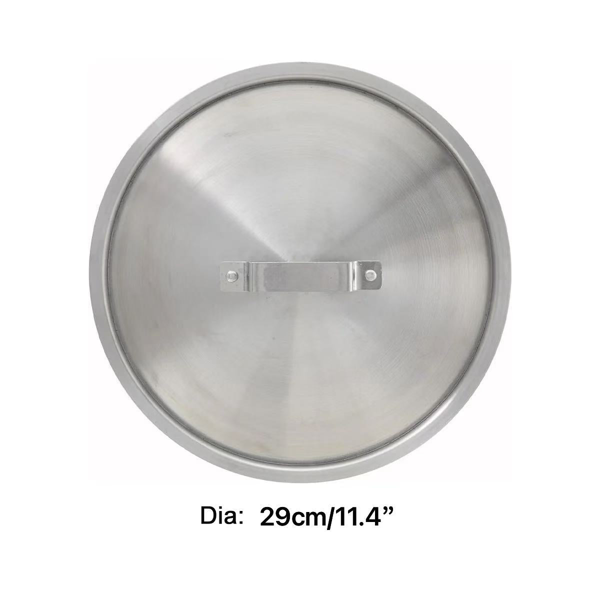 Sub-equip,ASP-8.5QTC,Heavy-Weight Tapered Aluminium Cover for Sauce Pan 8.5QT - Chefcoca