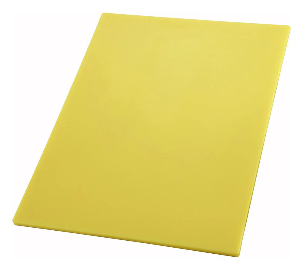 Sub-equip,CB-1520YL,Yellow Rectangular Cutting Board, 15" x 20" x 0.5" - Chefcoca