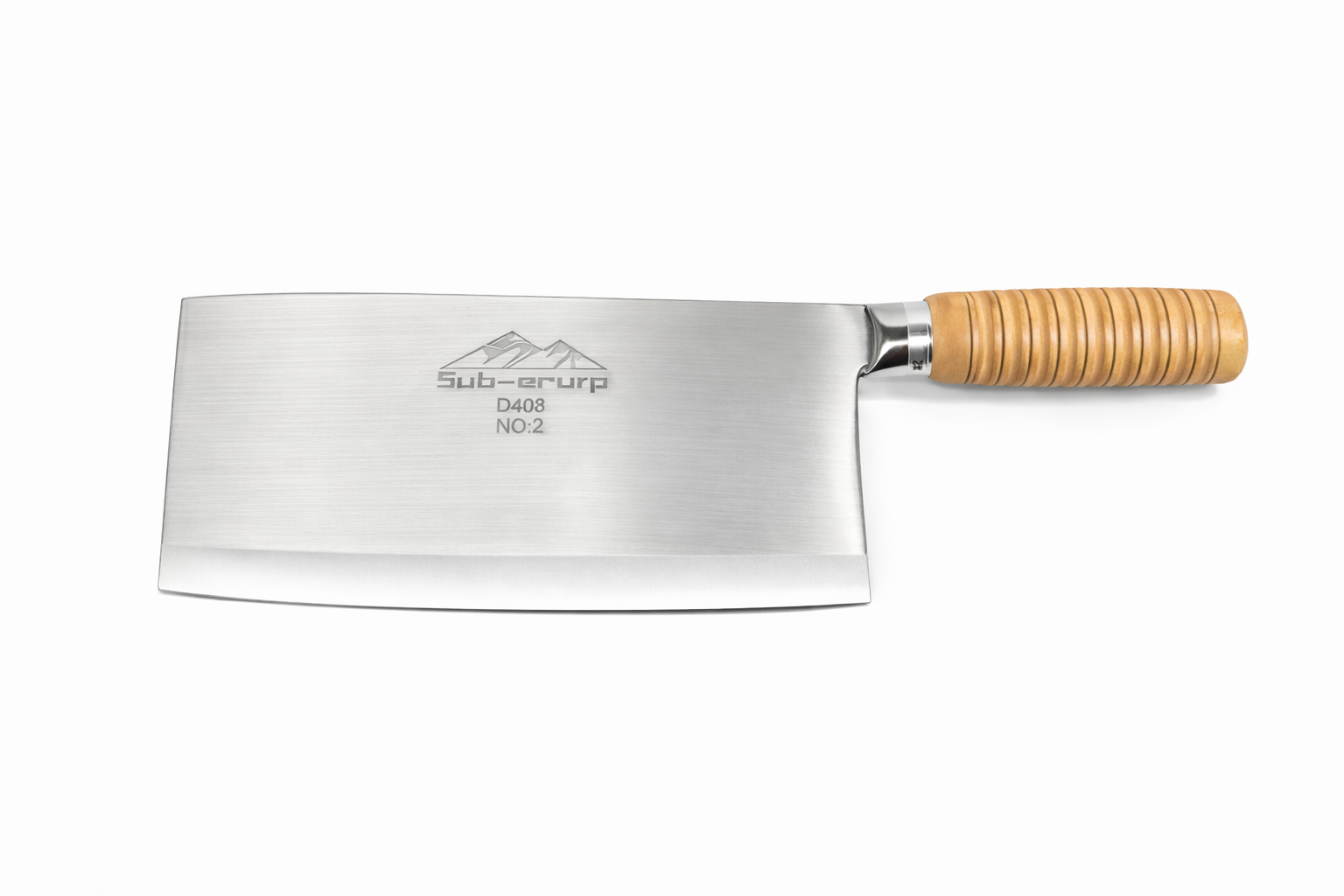 Sub-equip,D408, 2# Bone Chopper with Wooden Handle - Chefcoca