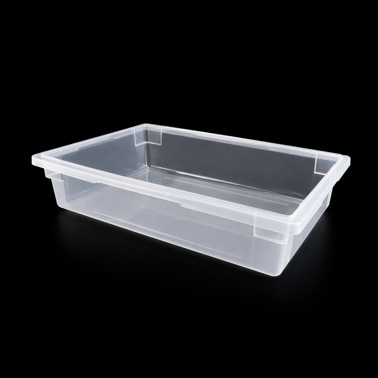 Sub-equip,FB-18266T,White Translucent Polypropylene Food Storage Box, Full Size,9 Gallon/33L, 25.4x17.5"x6"H - Chefcoca
