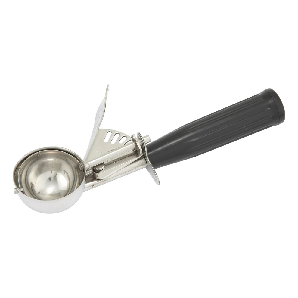 Sub-equip,ICOP-30BK, 1 1/4oz (37ml) Ice Cream Disher with Black Handle,Size #30 - Chefcoca