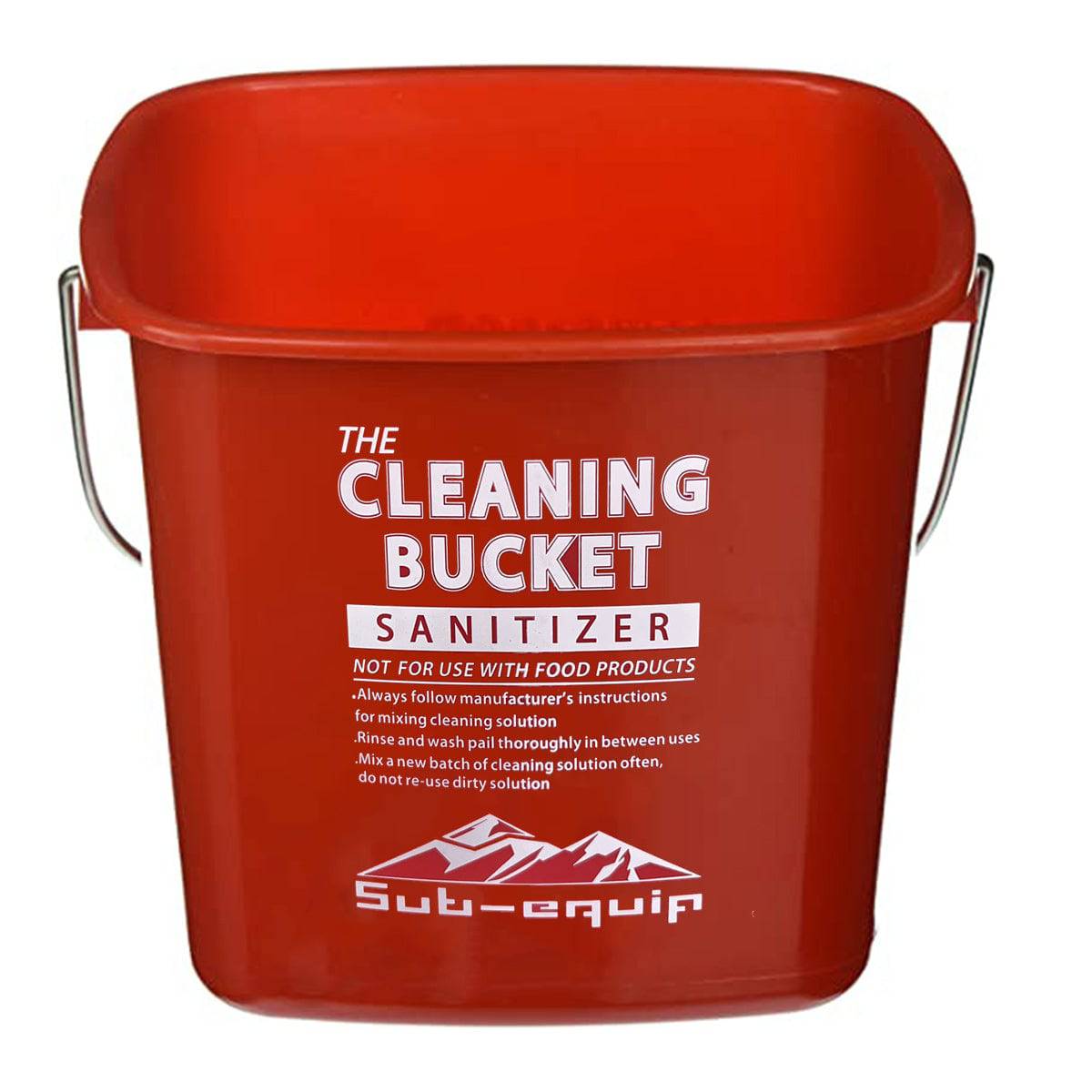 Sub-equip,PPB-6R,The Cleaning Bucket 6 Qt-Red - Chefcoca