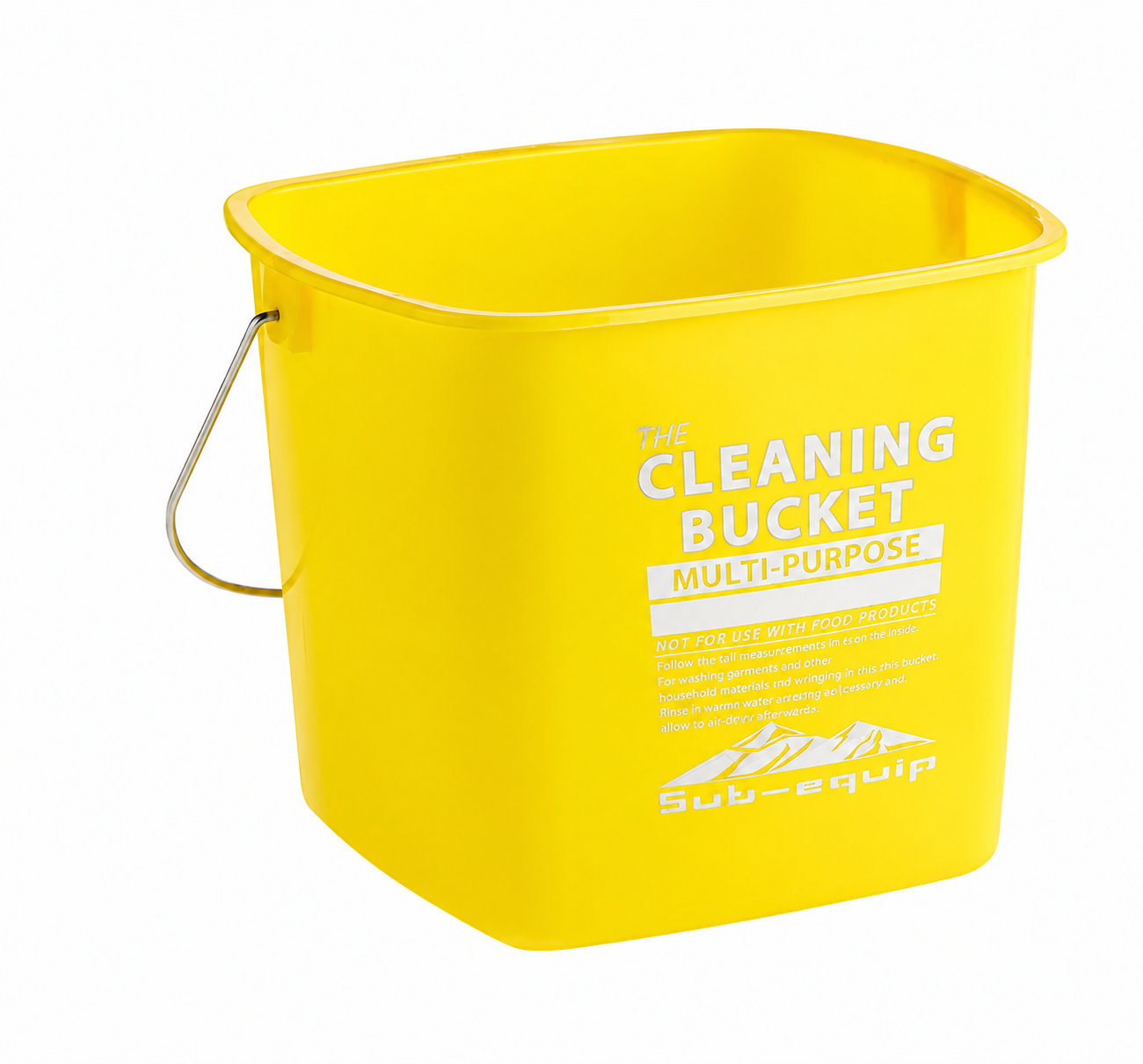 Sub-equip,PPB-6Y,The Cleaning Bucket 6 Qt-Yellow