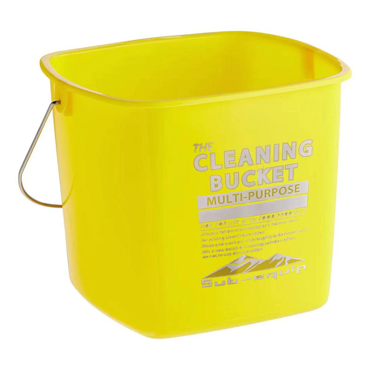 Sub-equip,PPB-6Y,The Cleaning Bucket 6 Qt-Yellow - Chefcoca