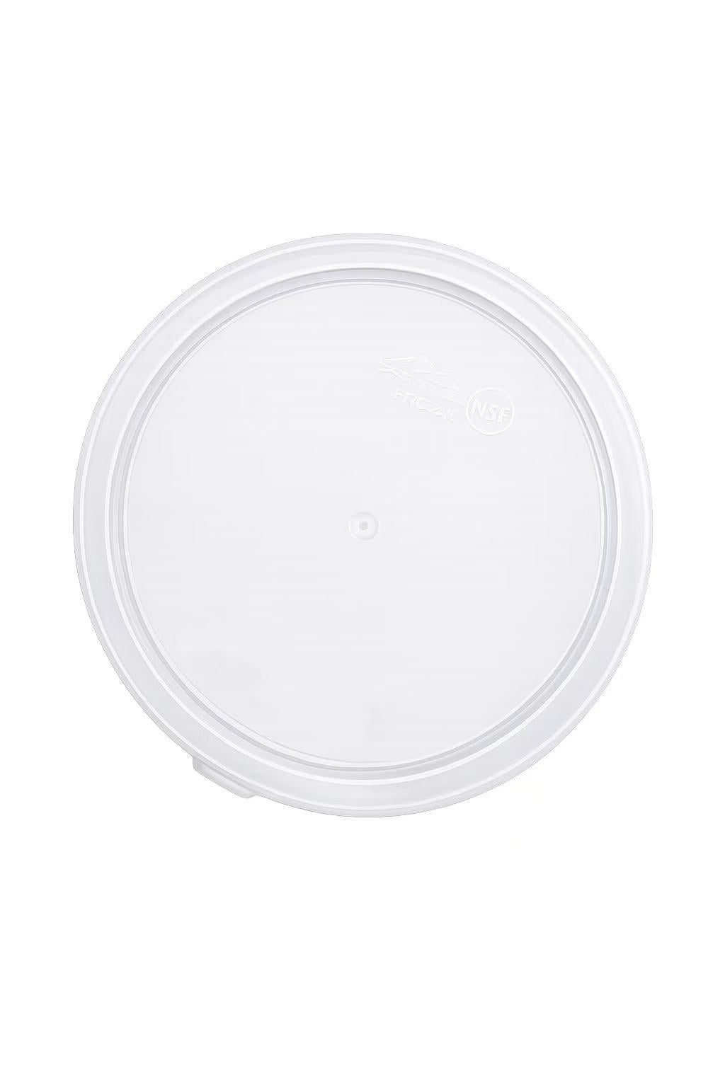 Sub-equip,PRC-68C,Round Lid Cover for 6Qt/8Qt Containers, Clear - Chefcoca
