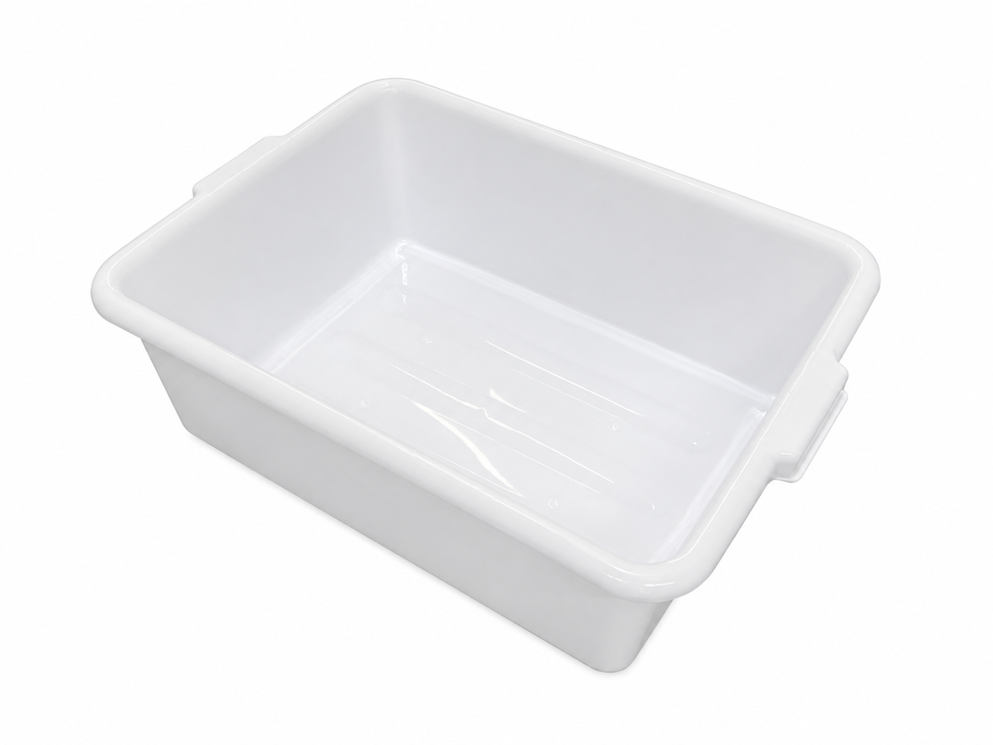 Sub-equip, SE-PL-7W - Standard Weight Polypropylene Dish Box, 7" Depth - White - Chefcoca