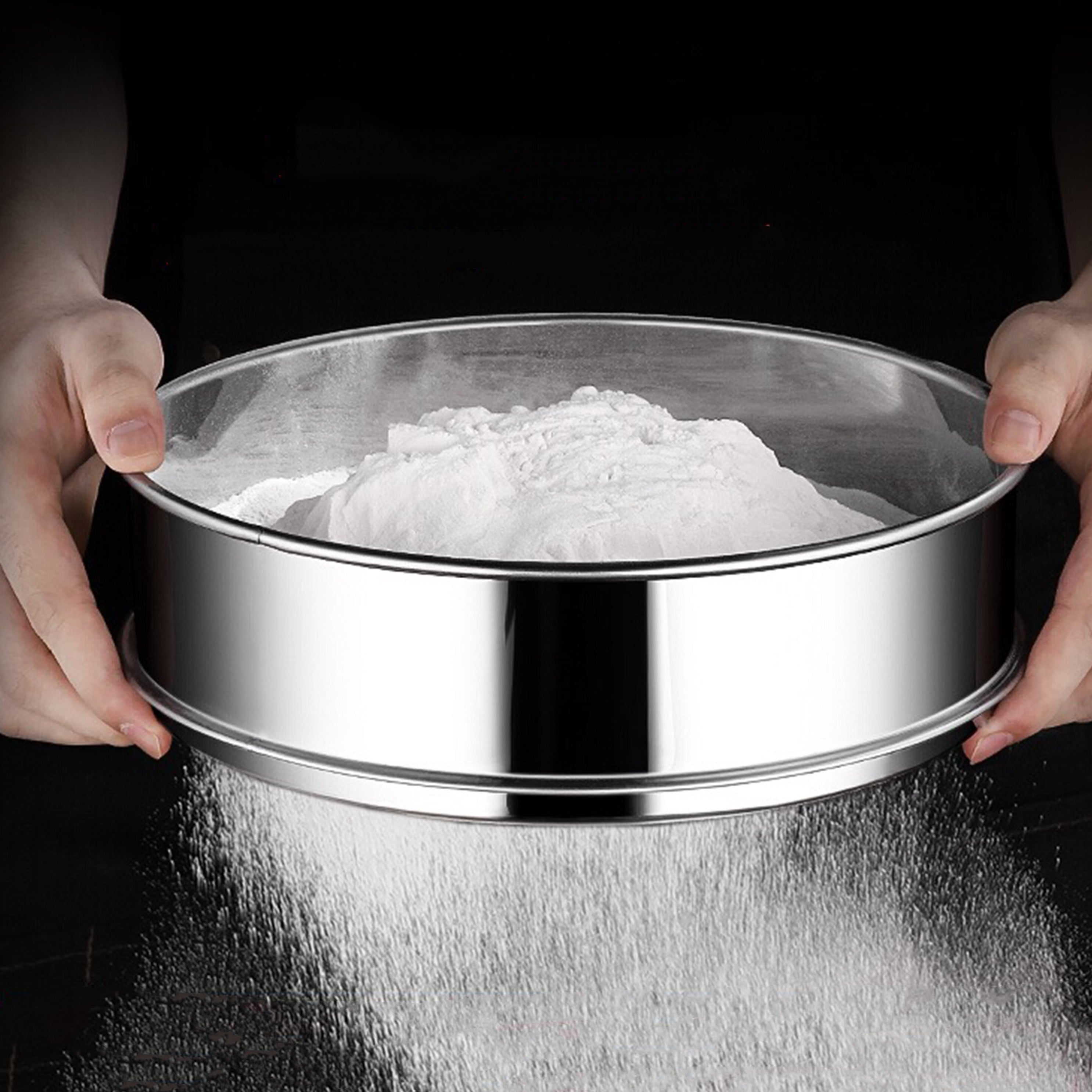 Sub-equip,SIV-20,Stainless Steel Mesh Sieve/Sifter (20cm/8")