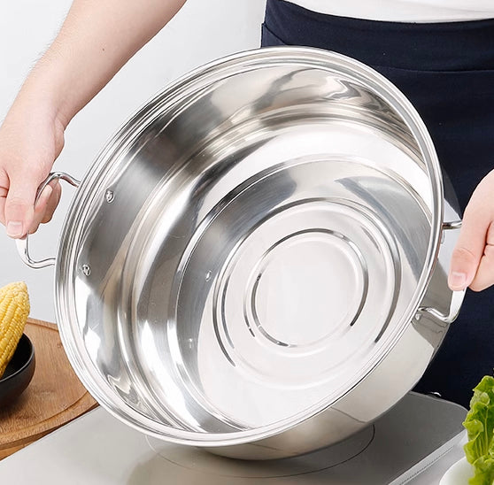 Sub-equip,SP-36SET,  36cm/14“ Stainless Steel Steamer 5Pcs/Set - Chefcoca