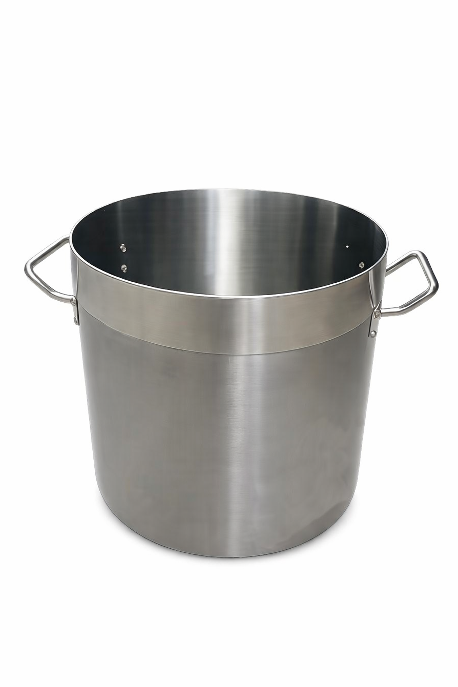 Sub-equip, SSSP-3624, Heavy-Duty Stainless Steel Stock Pot- 24 Quart - Chefcoca