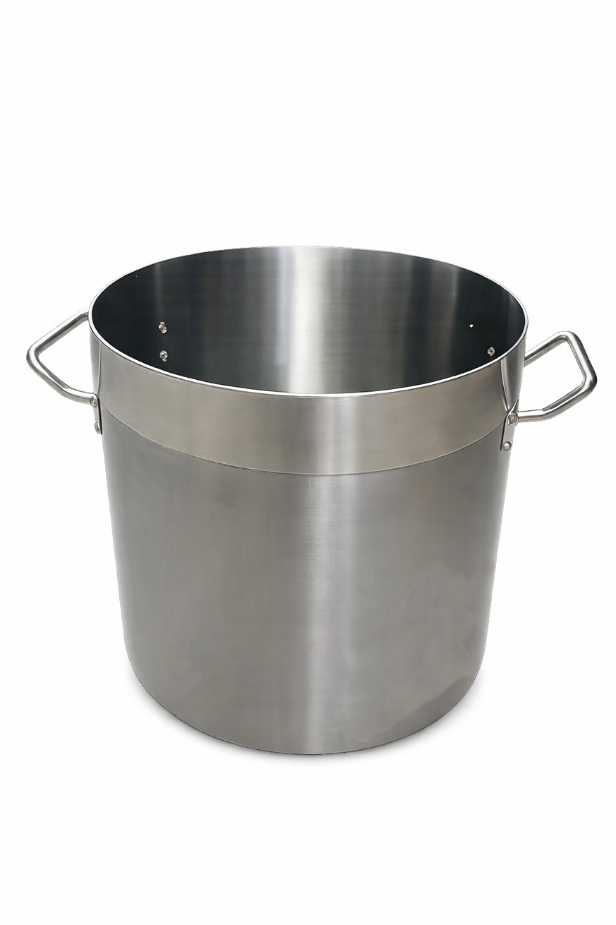 Sub-equip, SSSP-3636, Heavy-Duty Stainless Steel Stock Pot- 38 Quart - Chefcoca