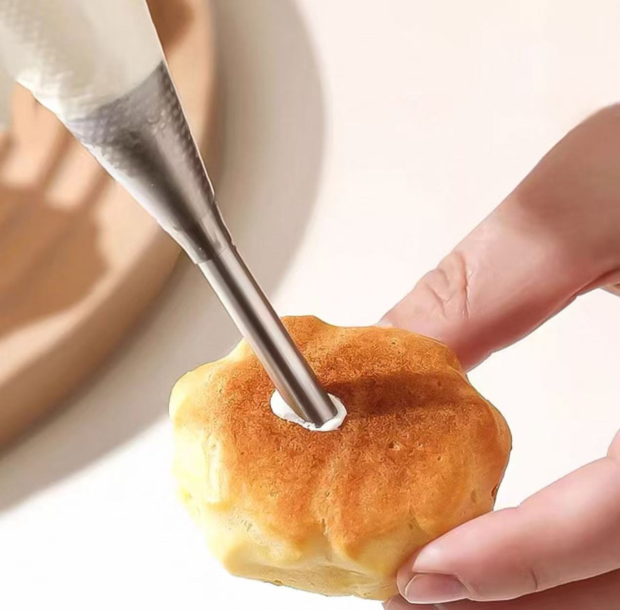 Sub-equip,TS8404,Decorating Tip-Star ,Puffs-Tip, Stainless Steel