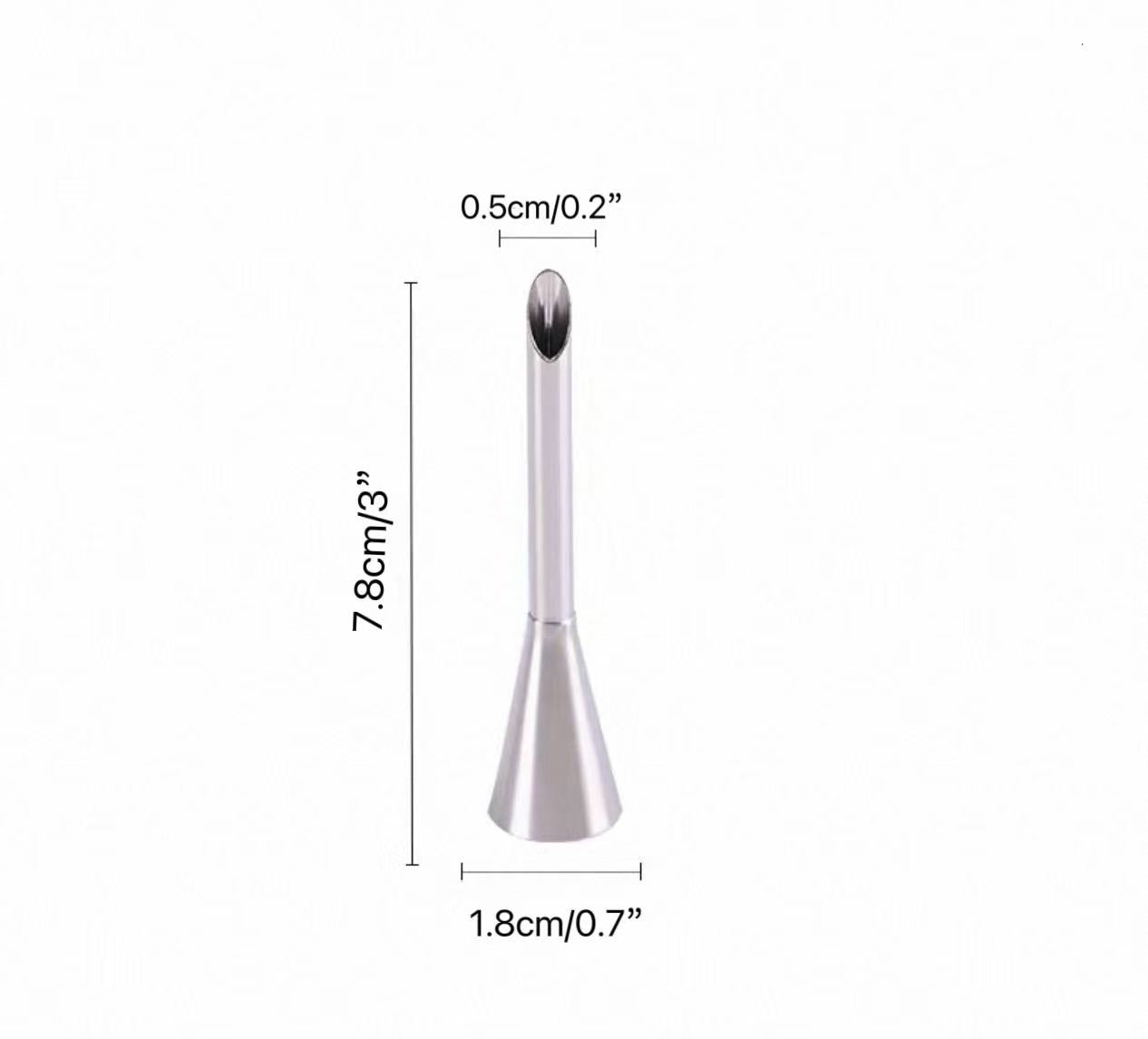 Sub-equip,TS8401,Decorating Tip-Star ,Puffs-Tip, Stainless Steel