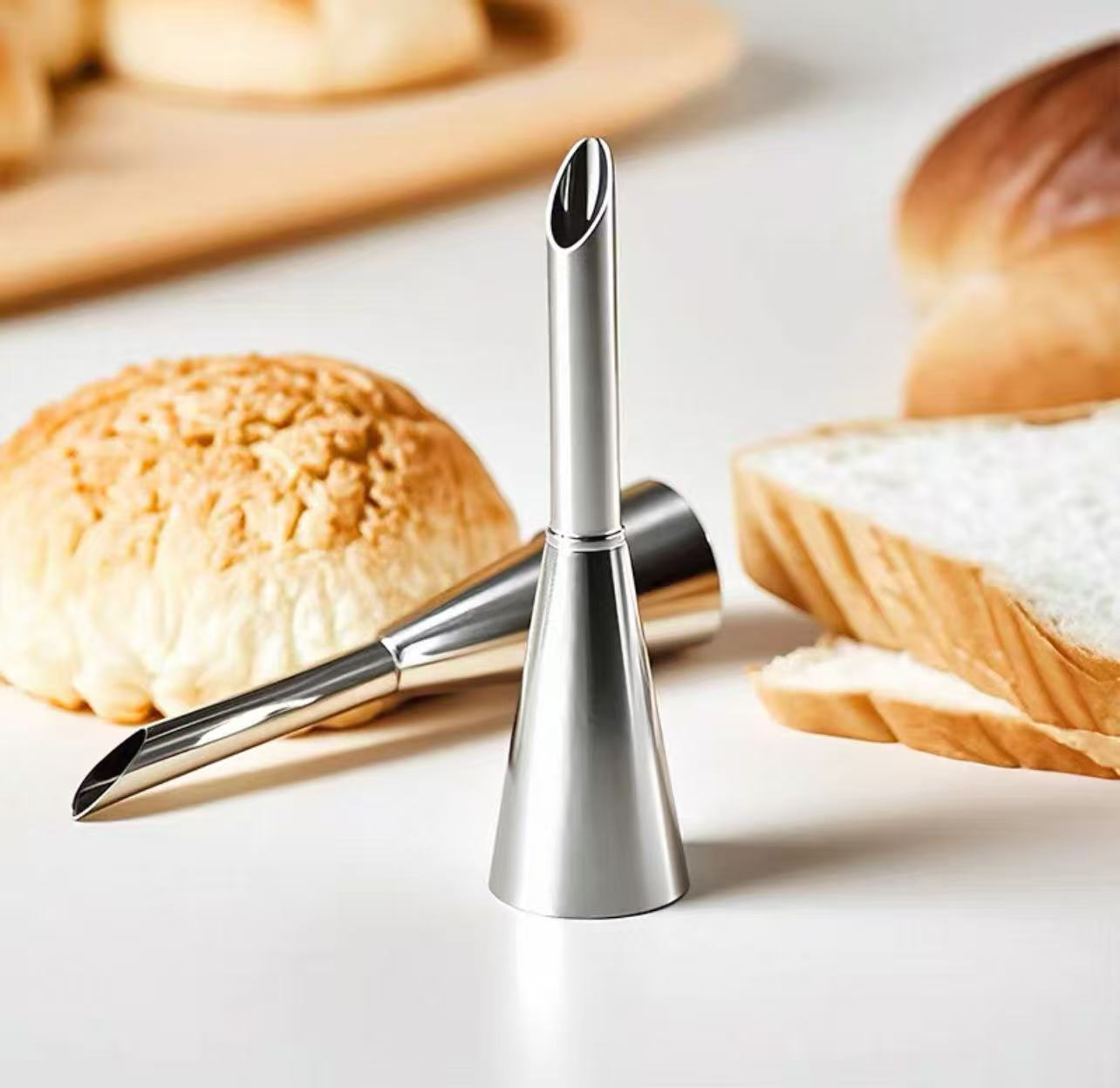 Sub-equip,TS8404,Decorating Tip-Star ,Puffs-Tip, Stainless Steel