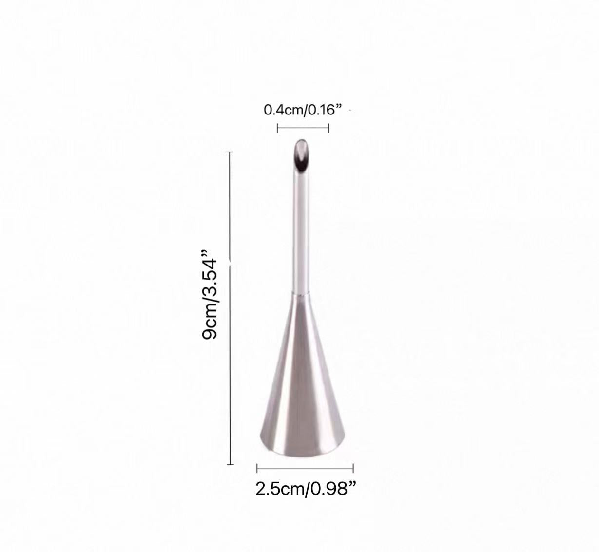 Sub-equip,TS8404,Decorating Tip-Star ,Puffs-Tip, Stainless Steel